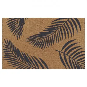 Fern Hand Loomed Premium Coir Doormat, 80x50cm, Natural by Solemate, a Doormats for sale on Style Sourcebook