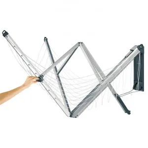 Brabantia WallFix Fold Away Clothes Line, 4 Arm / 24m by Brabantia, a Laundry Accessories for sale on Style Sourcebook