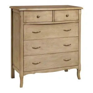 Iberia American Poplar Timber 5 Drawer Tallboy by Cosyhut, a Dressers & Chests of Drawers for sale on Style Sourcebook