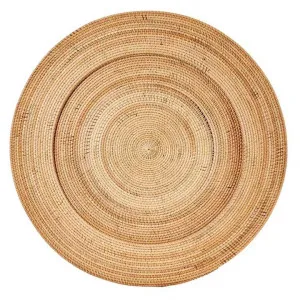Sasha Rattan Round Tray / Wall Art, 100cm, Natural by Florabelle, a Trays for sale on Style Sourcebook
