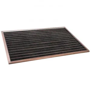 Fllyn Stainless Steel Doormat, 90x60cm, Copper by Florabelle, a Doormats for sale on Style Sourcebook
