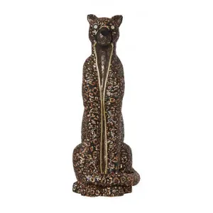 Cartiern Soft Leopard Sculpture by Florabelle, a Statues & Ornaments for sale on Style Sourcebook