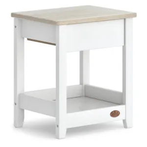 Boori Linear Wooden Bedside Table, Barley White / Oak by Boori, a Other Kids Furniture for sale on Style Sourcebook