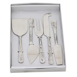 Gracie 5 Piece Stainless Steel Cheese Knife Gift Set, Silver by Casa Uno, a Cutlery for sale on Style Sourcebook