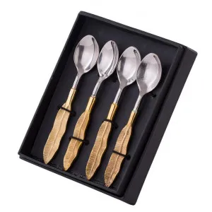 Designer Maison Elvira 4 Piece Spoon Set by Affinity Furniture, a Cutlery for sale on Style Sourcebook