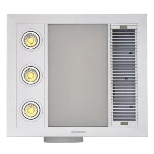 Martec Linear 3-in-1 Bathroom Heater with Exhaust & LED Light by Martec, a Exhaust Fans for sale on Style Sourcebook