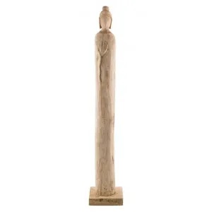 Talera Balli Wood Buddha Figurine, Small by Casa Uno, a Statues & Ornaments for sale on Style Sourcebook