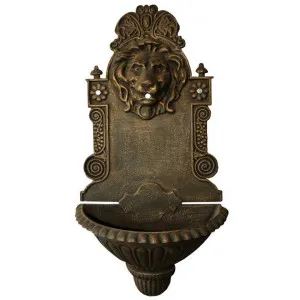 Kingsland Cast Iron Garden Wall Fountain (Fountain Only), Antique Bronze by CHL Enterprises, a Ponds & Water Features for sale on Style Sourcebook
