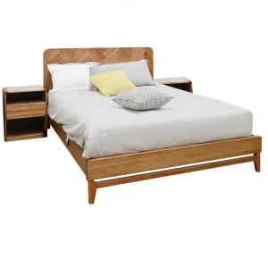Zaro Mountain Ash Timber 3 Piece Bed & Bedside Suite, Queen by Hanson & Co., a Bedroom Sets & Suites for sale on Style Sourcebook