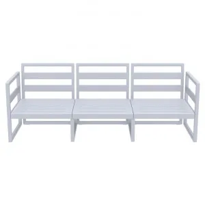 Siesta Mykonos Outdoor Sofa, 3 Seater, Silver Grey by Siesta, a Outdoor Sofas for sale on Style Sourcebook