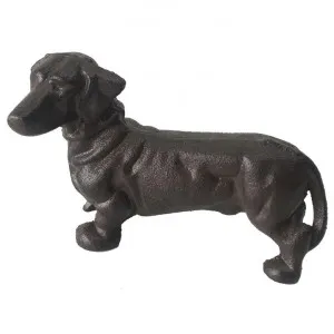 Cast Iron Dachshund Dog Statue by Mr Gecko, a Statues & Ornaments for sale on Style Sourcebook