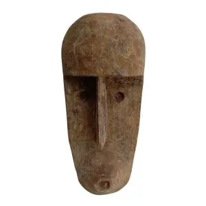 Neho Carved Wooden Mask Sculpture by Florabelle, a Statues & Ornaments for sale on Style Sourcebook