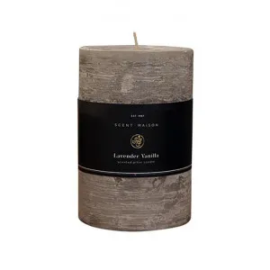 Maison Scented Pillar Candle, Lavender Vanilla, Large by French Country Collection, a Candles for sale on Style Sourcebook