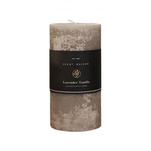 Maison Scented Pillar Candle, Lavender Vanilla, Medium by French Country Collection, a Candles for sale on Style Sourcebook