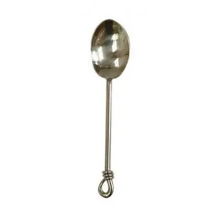 French Country Knot Stainless Steel Serving Spoon, Small by French Country Collection, a Cutlery for sale on Style Sourcebook