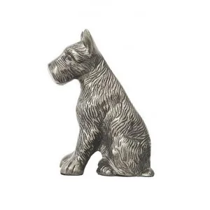 Ferret Metal Scottie Dog Sculpture by Provencal Treasures, a Statues & Ornaments for sale on Style Sourcebook