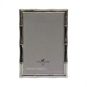 Lina Silver Plated Steel Photo Frame, Small by Provencal Treasures, a Photo Frames for sale on Style Sourcebook