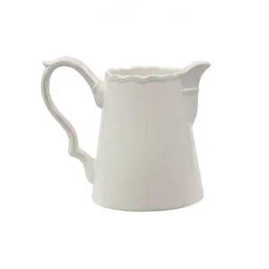 Elise Dolomite Ceramic Pitcher by French Country Collection, a Jugs for sale on Style Sourcebook