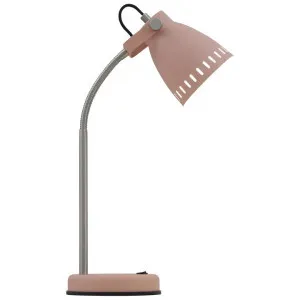 Nova Metal Task Lamp, Pink by Telbix, a Desk Lamps for sale on Style Sourcebook