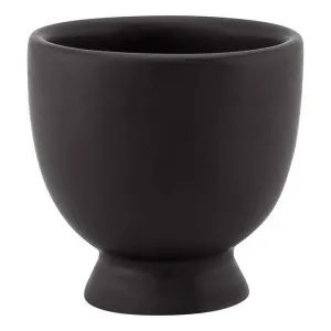 VTWonen Michallon Porcelain Egg Cup Matt Black by vtwonen, a Tableware for sale on Style Sourcebook