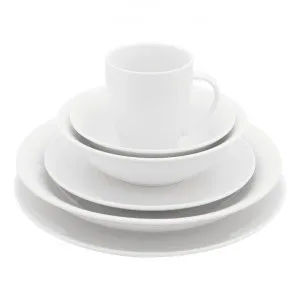 VTWonen Michallon Porcelain Dinner Set, 36 Piece, Raw White by vtwonen, a Dinner Sets for sale on Style Sourcebook