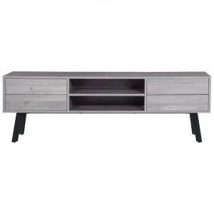 Trew Scratch Resistant 4 Drawer TV Unit, 180cm, Grey Oak by Viterbo Modern Furniture, a Entertainment Units & TV Stands for sale on Style Sourcebook
