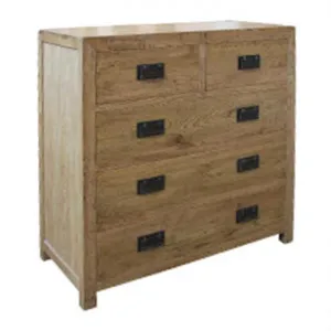 Roanne Timber 5 Drawer Tallboy, Antique Natural by Montego, a Dressers & Chests of Drawers for sale on Style Sourcebook