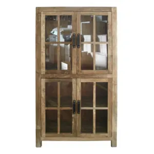 Maksim Reclaimed Elm Timber 4 Door Cupboard, Natural by Montego, a Cabinets, Chests for sale on Style Sourcebook