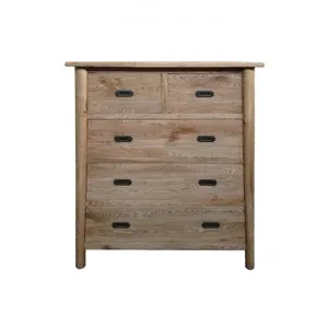 Lavialle Timber 5 Drawer Tallboy by Montego, a Dressers & Chests of Drawers for sale on Style Sourcebook