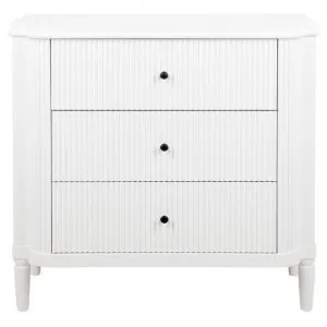 Arielle 3 Drawer Chest, White by Cozy Lighting & Living, a Dressers & Chests of Drawers for sale on Style Sourcebook