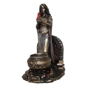 Veronese Cold Cast Bronze Coated Mythology Figurine, Saint Brigid of Kildare by Veronese, a Statues & Ornaments for sale on Style Sourcebook