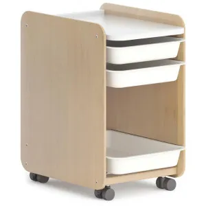 Boori Neat Wooden Mobile Stationery Cabinet, Barley White / Almond by Boori, a Other Kids Furniture for sale on Style Sourcebook