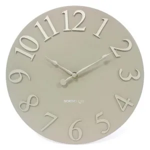 Northshore Jensens Metal Round Wall Clock, 30cm by Northshore, a Clocks for sale on Style Sourcebook