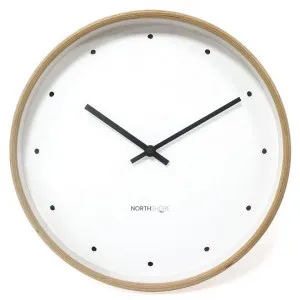 Northshore Scanny Wooden Round Wall Clock, 32cm by Northshore, a Clocks for sale on Style Sourcebook