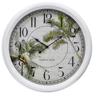 Norris & Stone Bermuda Metal Round Wall Clock, 60cm by Searles, a Clocks for sale on Style Sourcebook