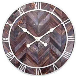 Nextime Bonbell Round Wall Clock, 58cm, Walnut by NexTime, a Clocks for sale on Style Sourcebook