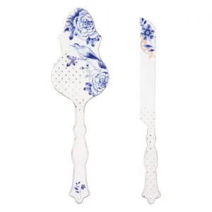Pip Studio Royal White Porcelain Cake Knife & Server Set by Pip Studio, a Cutlery for sale on Style Sourcebook