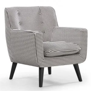 Molena Fabric Accent Armchair, White Dot by Brighton Home, a Chairs for sale on Style Sourcebook