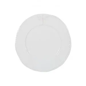 Ecoche Stoneware Lunch Plate, White by French Country Collection, a Plates for sale on Style Sourcebook