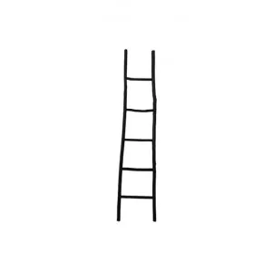 Havre Chinese Oak Timber Decorative Ladder Rack, Black by French Country Collection, a Wall Shelves & Hooks for sale on Style Sourcebook
