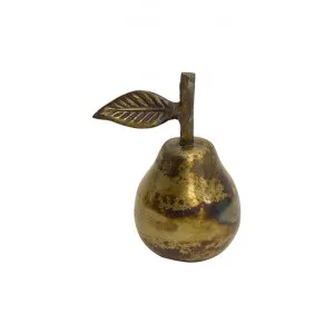 Rodin Vintage Metal Pear Ornament by French Country Collection, a Statues & Ornaments for sale on Style Sourcebook