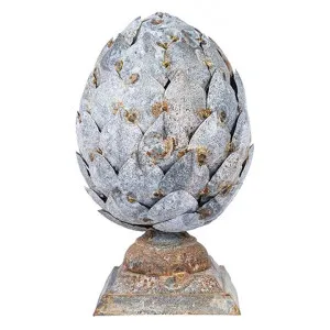 Matis Rustic Iron Artichoke Ornament by French Country Collection, a Statues & Ornaments for sale on Style Sourcebook