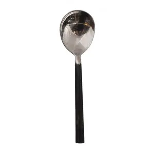 French Country Black Handle Forged Iron Soup Spoon by French Country Collection, a Cutlery for sale on Style Sourcebook