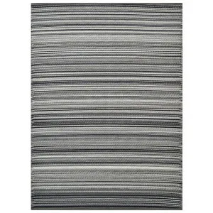 Chatai Rondo Reversible Outdoor Rug, 150x240cm, Grey by Artisan Decor, a Outdoor Rugs for sale on Style Sourcebook