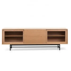 Rolleston Sliding Door TV Unit, 210cm, Natural by Conception Living, a Entertainment Units & TV Stands for sale on Style Sourcebook