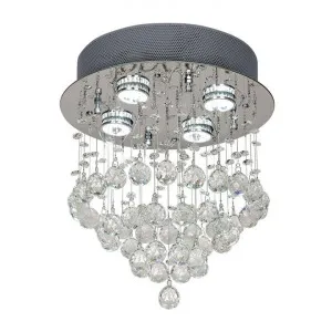 Savina Crystal Droplet Flush Mount Ceiling Light, Small by Telbix, a Spotlights for sale on Style Sourcebook