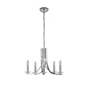 Corrine Metal Chandelier, Satin Chrome by Lexi Lighting, a Chandeliers for sale on Style Sourcebook