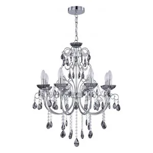 Rovert Metal & Crystal Droplet Chandelier, Large by Lexi Lighting, a Chandeliers for sale on Style Sourcebook
