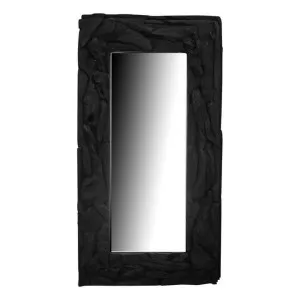 Tenerife Reclaimed Teak Timber Frame Leaner Wall Mirror, 170cm, Charcoal by Room and Co., a Mirrors for sale on Style Sourcebook