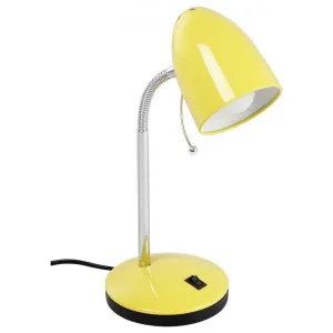 Lara Metal Adjustable Desk Lamp, Yellow by Eglo, a Desk Lamps for sale on Style Sourcebook